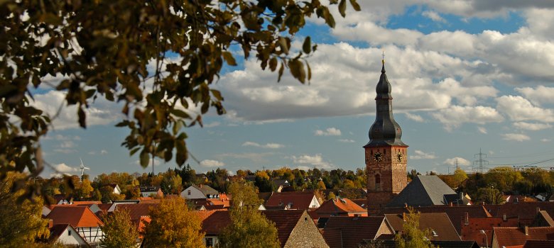 Vue sur Göllheim