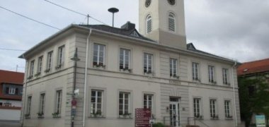 L'extérieur de la mairie d'Albisheim